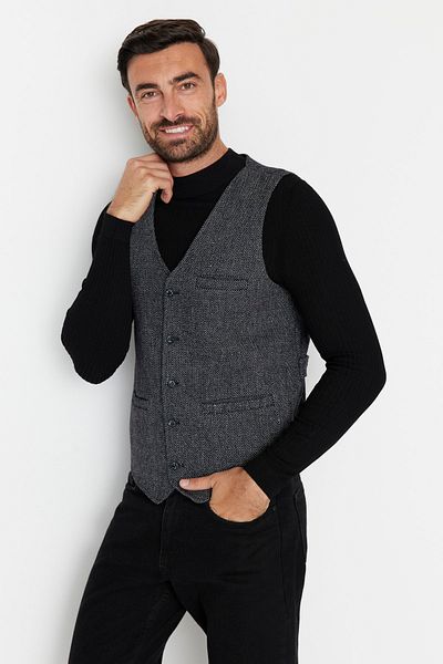 Trendyol Collection Vest - Black - Basic