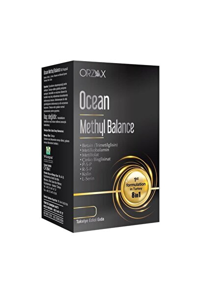 Ocean Orzax Methyl Balance Takviye Edici Gıda 30 Kapsül