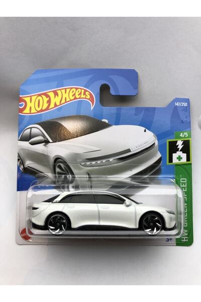 HOT WHEELS 2022 Yeni - New Lucid Air Hw Green Speed 1:64 Ölçek Hotwheels Marka 4/5