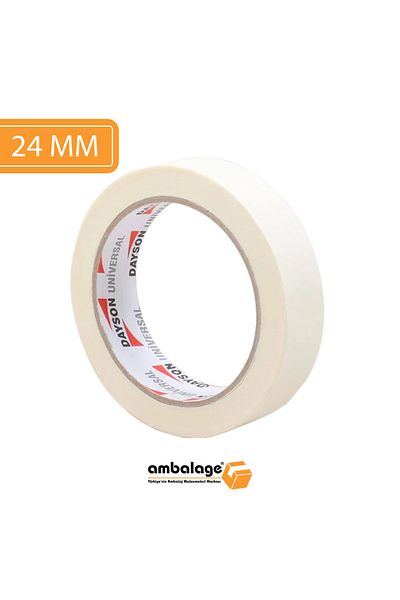 Ambalage Dayson Masking Tape Paper Tape 24mm X 35meter