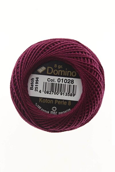 domino خيط تطريز كوتون بيرل 8 جرام رقم: 8 - 01028