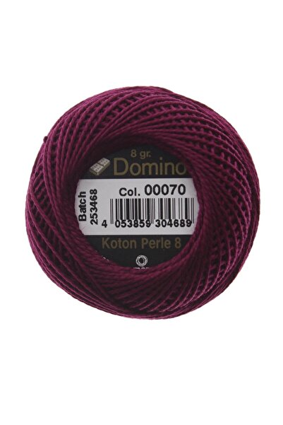 domino خيط تطريز كوتون بيرل 8 جرام رقم: 8 - 00070