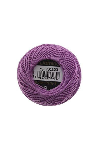 domino خيط تطريز كوتون بيرل 8 جرام رقم: 8 - K0223