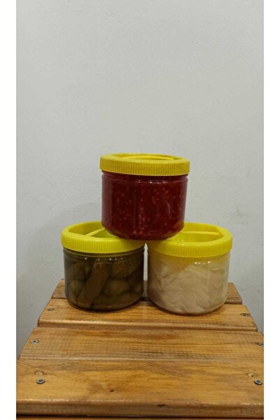 Gedelek Turşuları Mini Paket- Acı Sos Salatalık Lahana Turşuları
