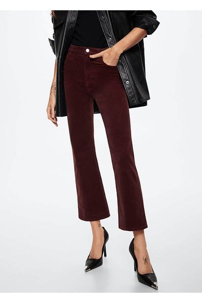 MANGO Woman Bootcut-Hose aus Cord