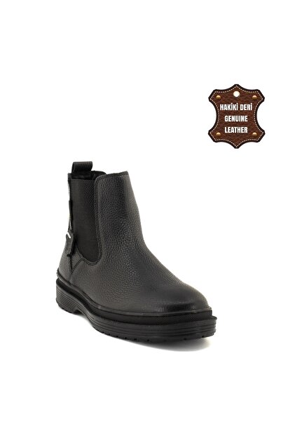Bulldozer Bul-230077c Erkek Hakiki Deri Bot Siyah