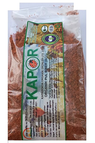 KAPOR Organik Acı Pul Biber 200 Gr