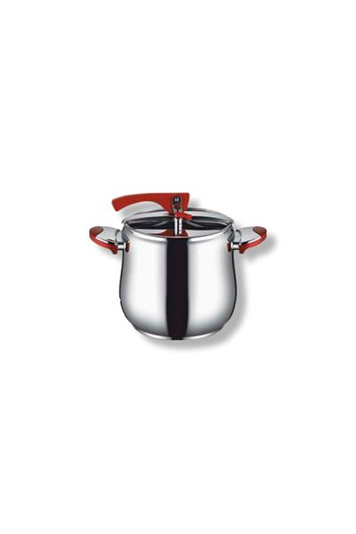 İnter Steel 8 Lt Pressure Cooker (Red Handle)