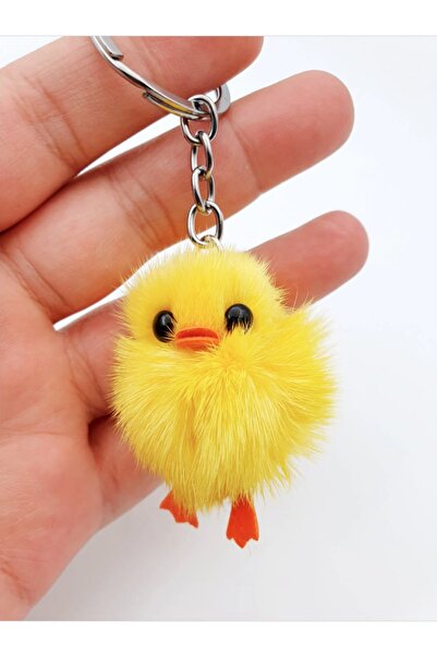 grs oyuncak سلسلة مفاتيح قطيفة لطيفة على شكل كتكوت