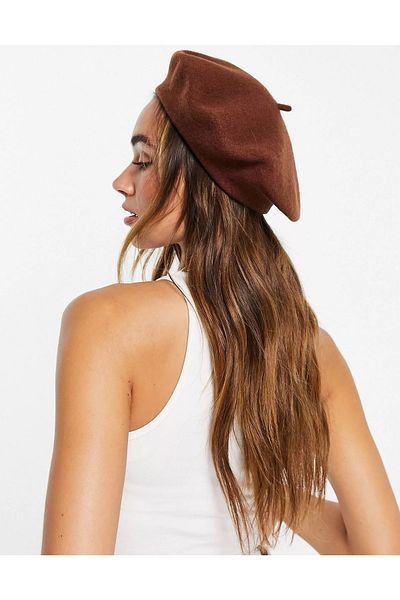 Goldmine Vlněná plsť Baret Brown