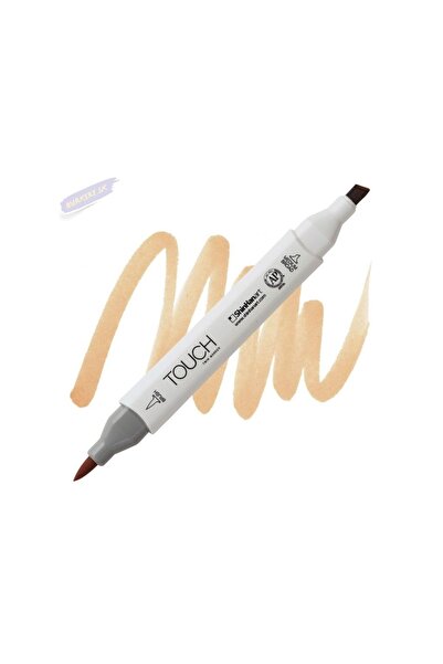 Shinhan Art قلم فرشاة Touch Twin: قلم تحديد مزدوج الجوانب: Br107 Sand