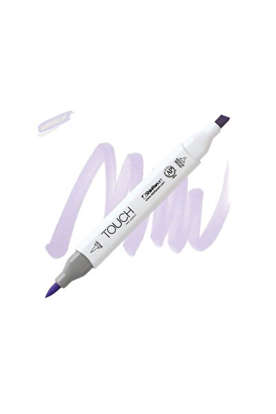 Shinhan Art Touch Twin Brush Pen : Double Sided Marker : Pb75 Dark Blue Light