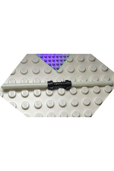 LEGO Original Accessory Star Wars Lightsaber Anakin Skywalker Obi Wan Gray White Lightsaber 1 Piece