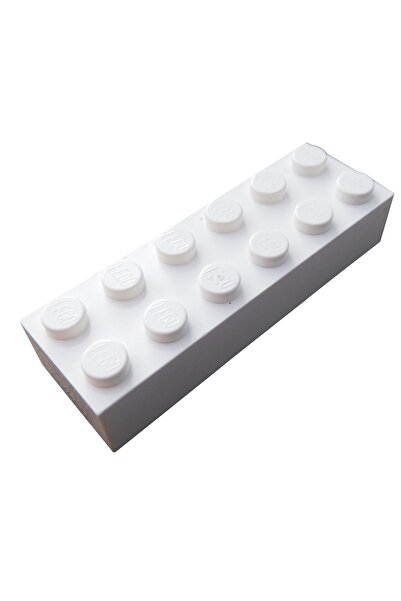 LEGO Orjinal Aksesuar Moc Custom Creator Brick 2 X 6 Tuğla Beyaz 2 Adet Gönde...