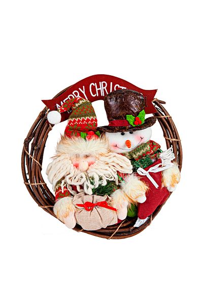 Waldern Luxury Decorative Mery Christmas 35cm Door Ornament