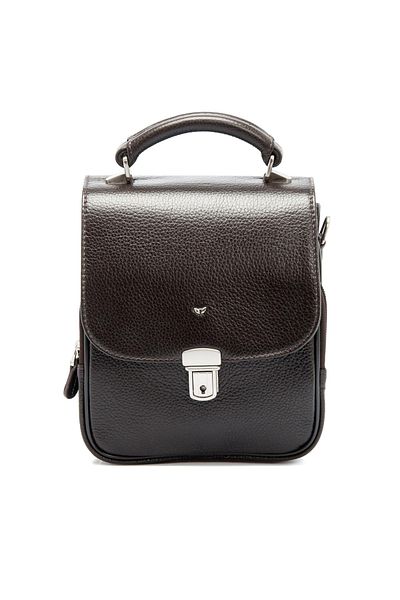 Tergan Brown Leather Men's Bag 02928a7p