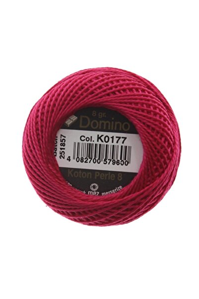 domino خيط تطريز كوتون بيرل 8 جرام رقم: 8 - K0177