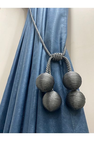 DÖRTTOP Modern Winding 4 Ball Braçol Cornice Tactical String Ceiling Curtain Accessory Gray
