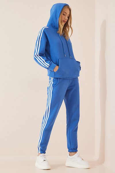 Happiness İstanbul Sweatsuit - Blue - Regular fit