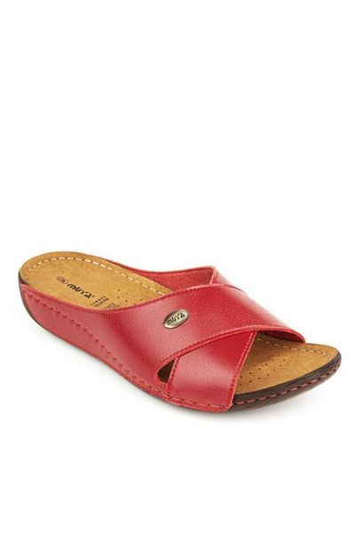 Muya Misty 31122-005 Ανατομική Σόλα Γυναικείες Παντόφλες Κόκκινο 36-40