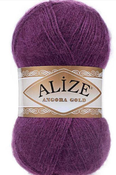 Alize Angora Gold 5 Pieces Plum Colar - 111