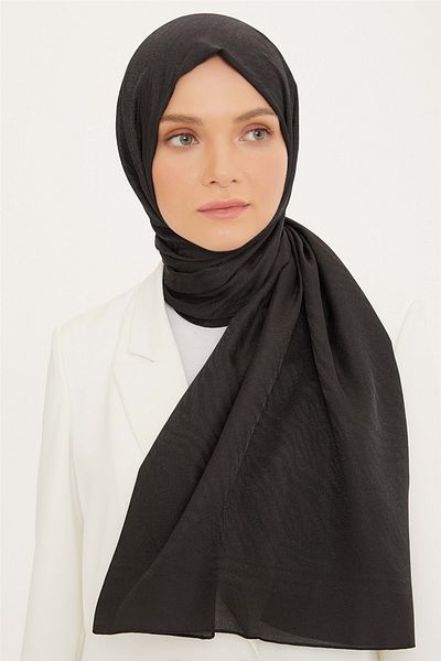 azra fashion Armine Trend Zebra Shawl - Black - One Size