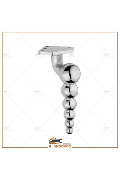 İstanbul E-Hırdavat Mobilier Picior metalic Cromat Picior scaun Noptiera Unitate TV Picior 16 Cm 4 Buc Aspirator Robot Convenabil