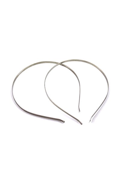 yfhobi 1 Adet - Genişlik 4 Mm, Nikel Kaplama Metal Tac, Boş Taç