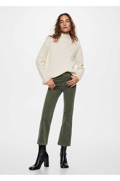 MANGO Woman Bootcut-Hose aus Cord