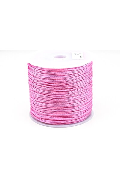 yfhobi 10 Metre - 0.80 Mm, Bileklik Ipi, Toz Pembe Renkli, Paraşüt Ipi, Kod-34
