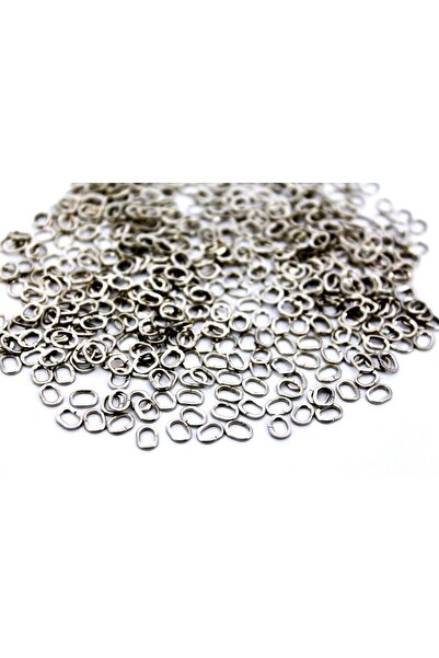 yfhobi 50 Adet - 5x6 Mm Elips Montaj Halkası, Takı Halkası, Metal Bağlantı Ha...