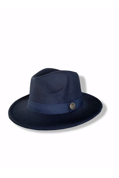 Çalıkuşu Фетрова капелюх Жорстка ковбойська капелюх Синя фетрова капелюх11