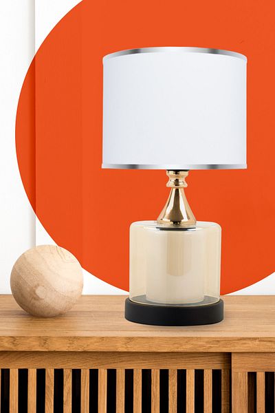 MINIMAL ETICARET VE BILGI TEKNOLOJILERI Lambent Gold Mini Glass Lampshade