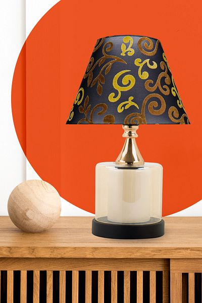 MINIMAL ETICARET VE BILGI TEKNOLOJILERI Lambent Gold Cone Mini Glass Lampshade