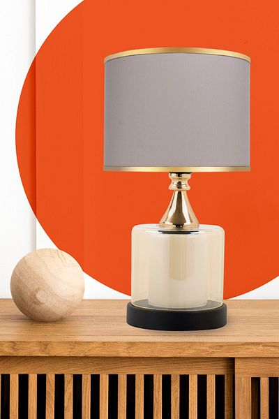 MINIMAL ETICARET VE BILGI TEKNOLOJILERI Lambent Gold Mini Glass Lampshade
