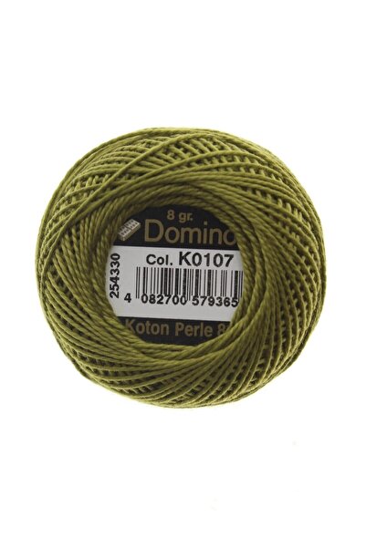domino خيط تطريز كوتون بيرل 8 جرام رقم: 8 - K0107