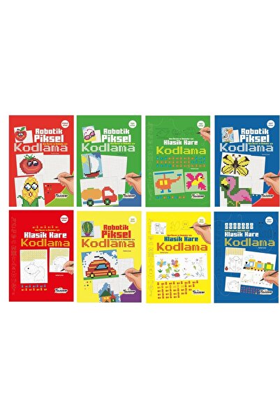 Teleskop Popüler Bilim Klasik Kare Kodlama 8kitap Set