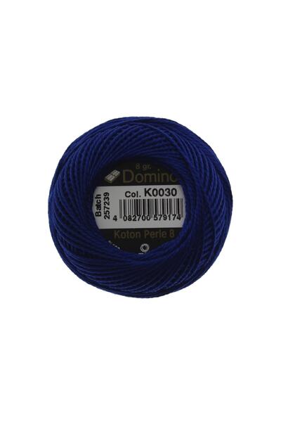 domino خيط تطريز كوتون بيرل 8 جرام رقم: 8 - K0030
