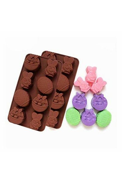 MENDELS Egg And Rabbit Silicone Chocolate Mold