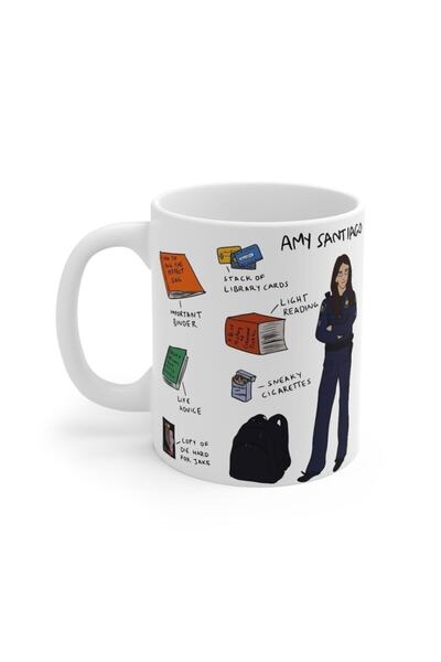 Öz Kupa Brooklyn 99 Amy Backpack Baskılı Kupa Bardak