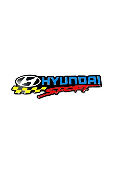 BsElektronik Hyundai Aluminum Plexiglass Rigging Sticker - Hyundai Sport Rigging