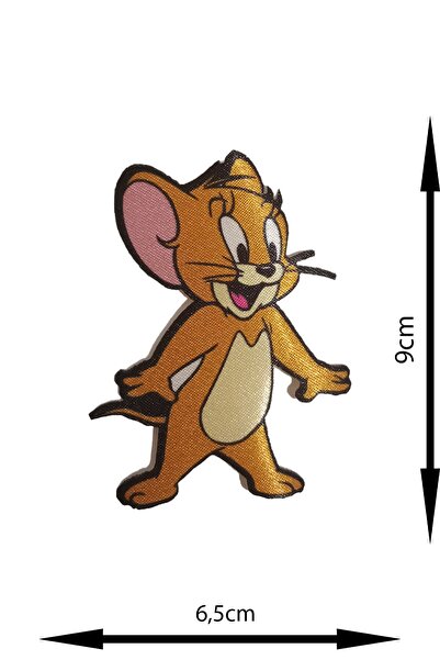 REMSATİC Ütü Ile Yapışan Arma - Patch - Tom Ve Jerry - Jerry Modeli (6,5cm X ...