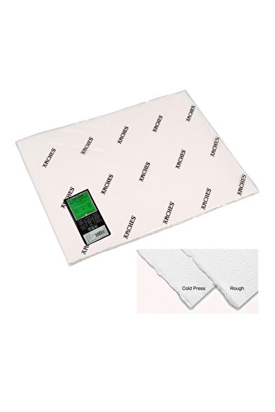 Arches Suluboya Kağıdı Cold Press 300 Gr 56x76 Cm Tabaka %100 Pamuk 10'lu Paket