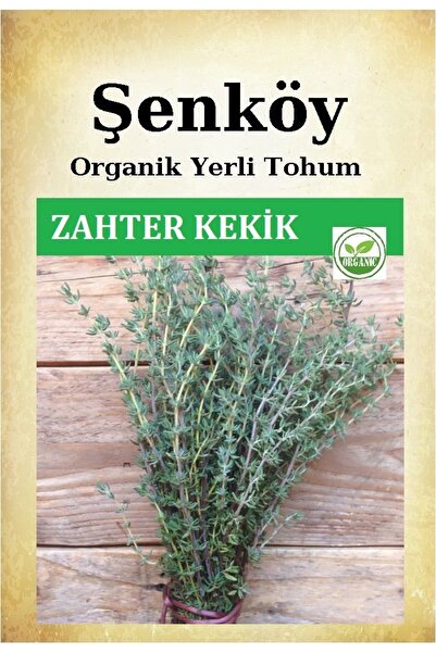 Şenköy Yerli Zahter Kekik Tohumu Doğal Ata Antakya Zahter Kekik Tohumu Pakette 200 Tohum