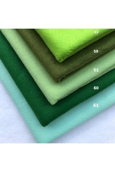 Chuva Thin Felt 50*50 Cm 5 Different Colors