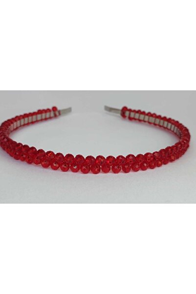 MODA NUR Crveno kristalno staklo Sa kamenčićima