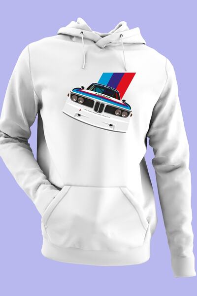 Raf Coll Hanorac cu glugă supradimensionat unisex cu imprimeu digital Bmw M P...