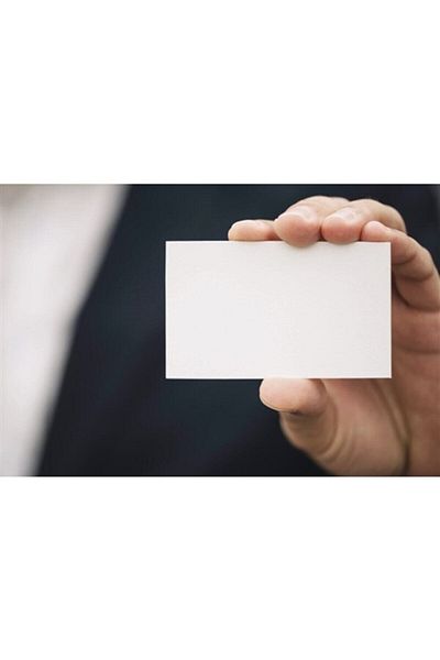 anka design Unprinted Blank Business Card 50 Pieces Memo Pad Note Paper