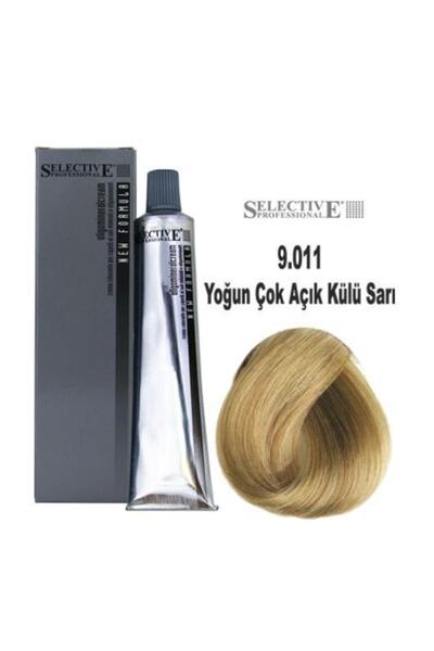 Selective Professional Tüp Saç Boyası 9.011 Yoğun Çok Açık Küllü Sarı 60 ml