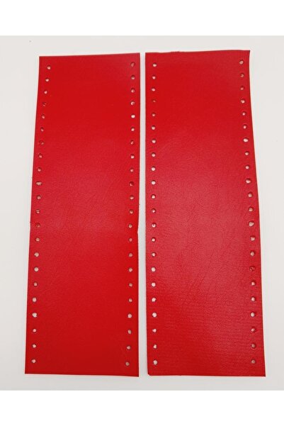 angel çanta aksesuar Prirodna koža Ručka crvene bagela 18x6 cm